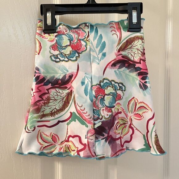 Haystacks Baby Bias Reversible Skirt Steam Train Michigan USA Girls SZ Small NWT - Picture 3 of 6